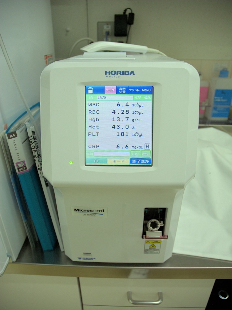 血球測定装置、CRP測定装置